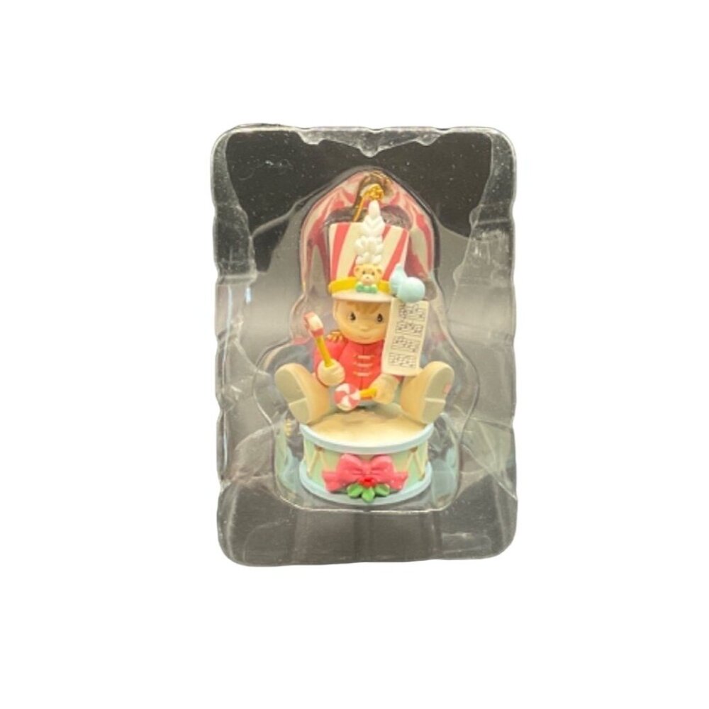 NIB Vtg. Enesco Set of 4 Precious Moments Holiday Expressions Christmas Ornamen - Picture 12 of 16